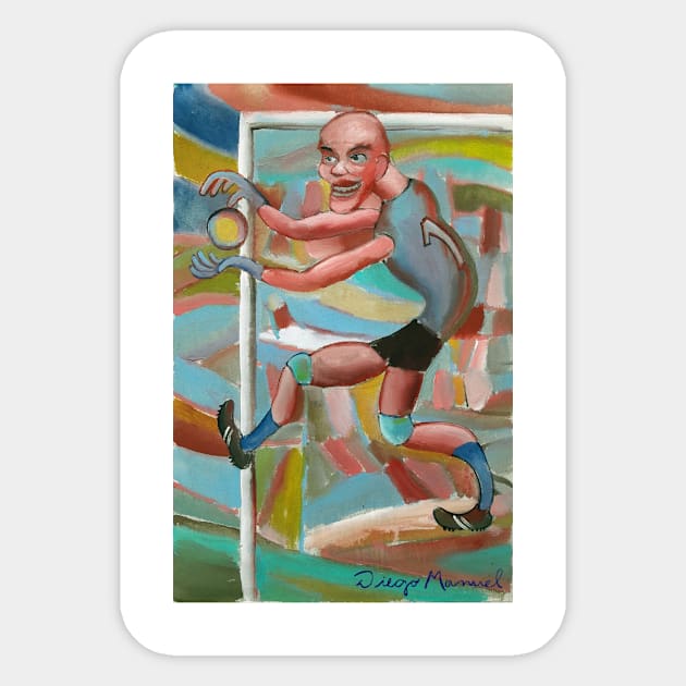 Football goalkeeper 3 Sticker by diegomanuel